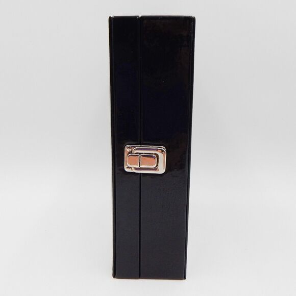 Nora Fleming Mini Charms M4 Display Storage Case Box Black Vinyl Black Bird Logo - Picture 2 of 8